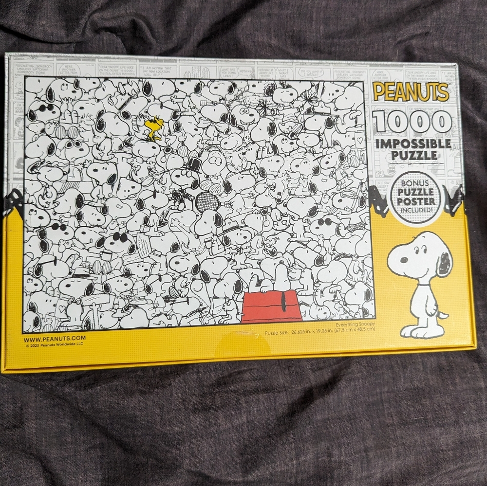 Peanuts 1000 Piece Puzzle